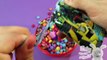 Giant Surprise Egg Unboxing Sofia the First, Angry Birds, Transformers with Smarties Candy