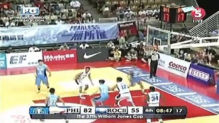 GILAS PILIPINAS vs CHINESE TAIPEI B 4th Quarter JONES CUP 2015 - SEPTEMBER 6, 2015