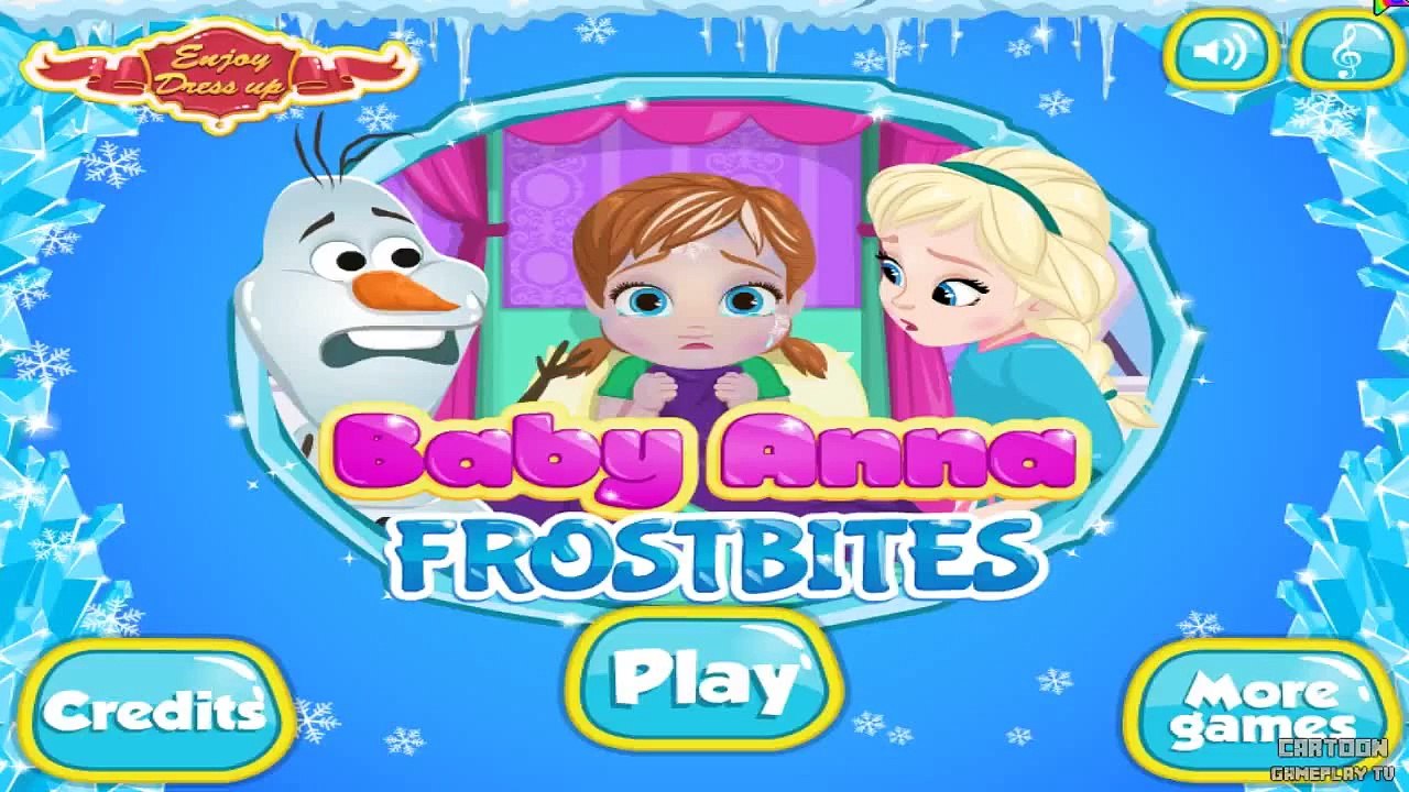 Kids & Children's Games to Play - BABY ANNA FROSTBITES ♡ Top 2015 Online Cartoon play