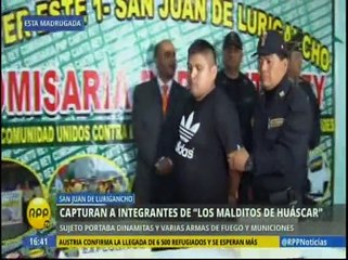 San Juan de Lurigancho: Policía capturó a 'fuerza armada' del 'Loco Darwin' [Video]