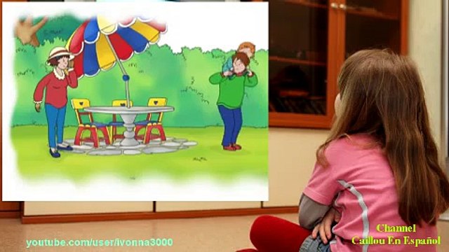 Caillou cartoon 2015 Working together Caillou em Português