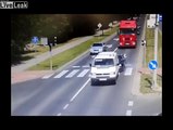 Impatient driver rams another vehicle