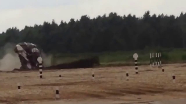 Tank Flips While Trying To Show Off Drifting Skills