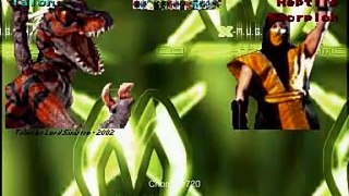 X-m.u.g.e.n. Alpha - Primal Rage VS Mortal Kombat (Watch Mode)