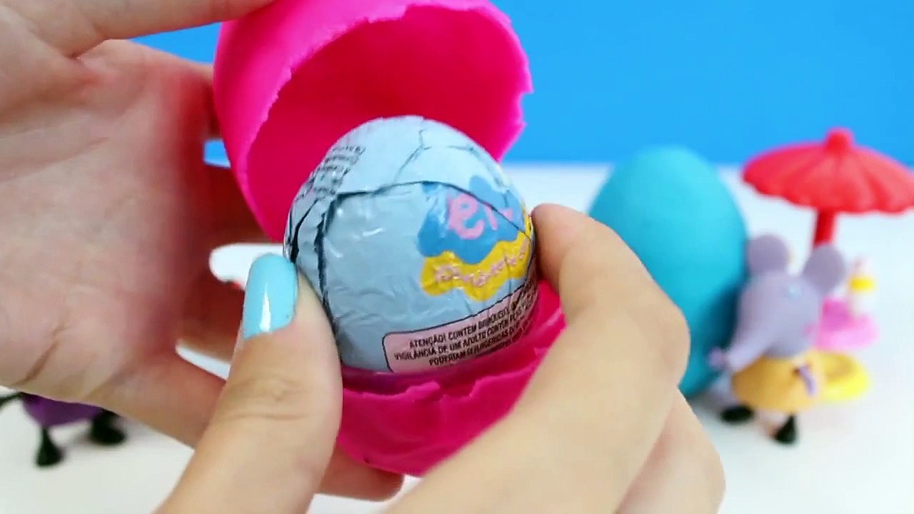 Peppa Pig Play-Doh Surprise Eggs Peppa Pig Toys Juguetes de Peppa Pig Huevos Sorpresa de Plastilina