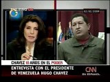 CNN entrevista a Hugo Chavez - parte 2 de 3