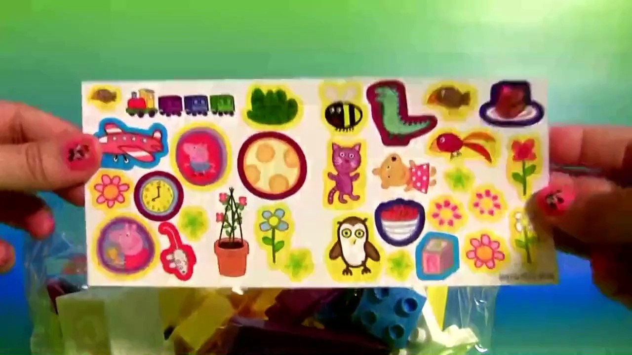 Peppa Pig Amusement Park Blocks Lego Duplo Peppa Pig Toys Ben & Holly Little Kingdom Peppa Pig