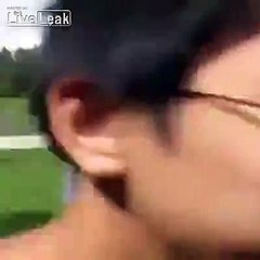 Guy gets knocked out