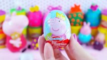 Peppa Pig Surprise Eggs Play Doh Disney Spongebob Car Frozen Hello Kitty full new
