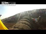 Double Dirt Bike Fail - Bikes from Above!