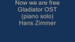 Now we are free – Gladiator OST (piano solo) Hans Zimmer