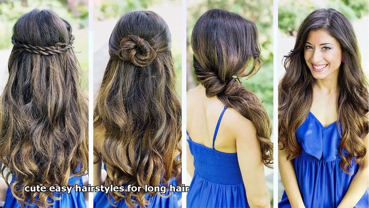 cute easy hairstyles for long hair