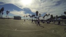 Los Angeles, Venice beach - summer 2014, street basketball and the best rapper :D
