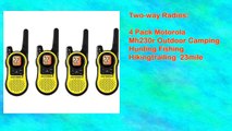 4 Pack Motorola Mh230r Outdoor Camping Hunting Fishing Hikingtrailing 23mile