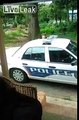 BLACK WOMAN gets TAZED by WHITE COP for walking on street  with NO sidewalks = in da ghetto   of course  
