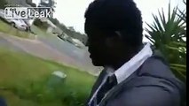 African dude impersonates an Australian Accent
