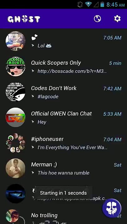 How to use ghost kik