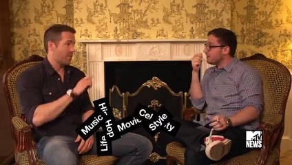 Ryan Reynolds Talks Insecurities & Baby James  MTV News