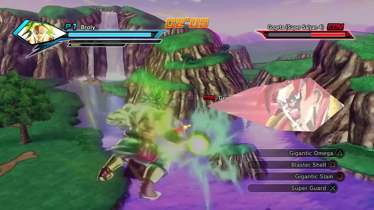 DRAGON BALL XENOVERSE Broly VS Gogeta SSJ4