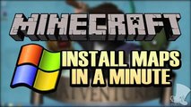 How To Install A Minecraft Map On Windows In 60 Seconds!576
