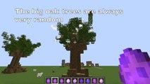 Minecraft: Custom trees in one command block!