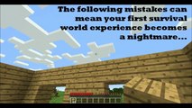 4 Minecraft First Night House Fails!