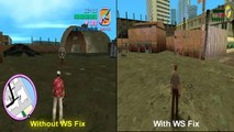 Widescreen fix vs Normal( No WS fix) - Grand Theft Auto Vice-City
