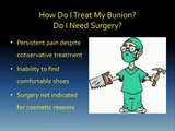 Raleigh Orthopaedic Clinic Foot and Ankle Surgeon Discuss Bunion Surgery