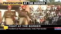 Fight At Wagah Border Between Pakistani Solider and Indian Army
