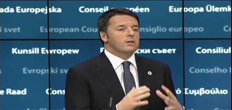 European Council - Press conference: opening remarks by Matteo Renzi, Italian Prime Minister