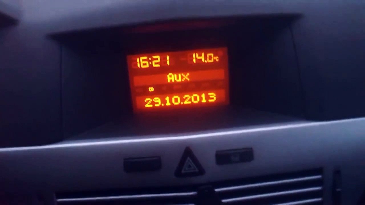 Clock Set for Opel Astra-H 2012 console