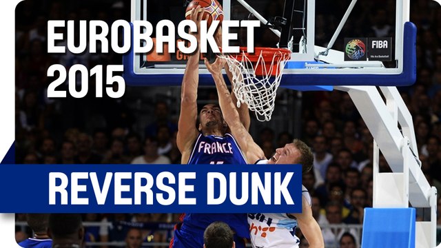 Two-Handed Reverse Slam by Rudy Gobert - EuroBasket 2015