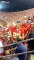Kansas City Chiefs Fan Disrespecting Patriots Fan Chanting USA
