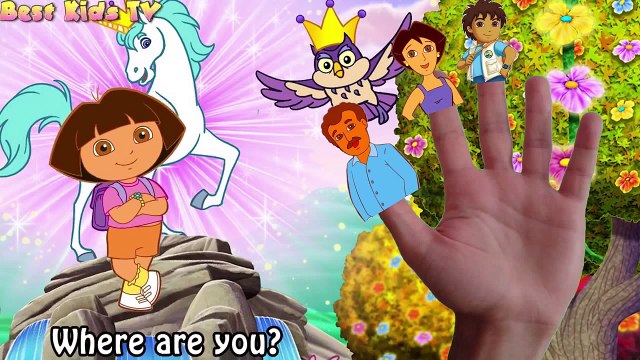 Finger Family Collection Dora the Explorer, Peppa Pig, Bubble Guppies, SpongeBob Compila