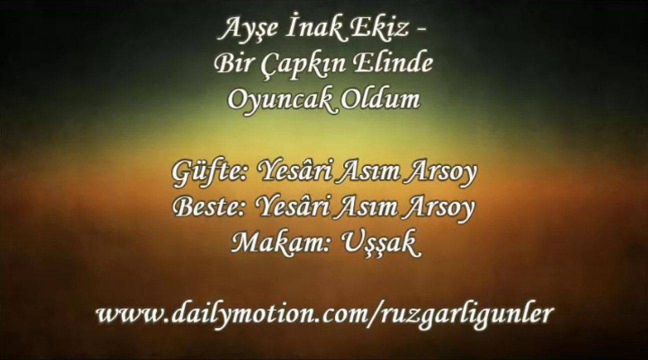 Ayşe İnak Ekiz-Bir Çapkın Elinde Oyuncak Oldum