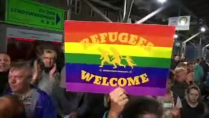 Les réfugiés accueillis chaleureusement en Allemagne