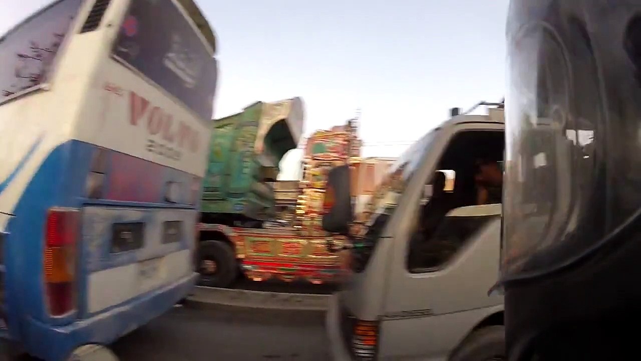 Riding through Quetta