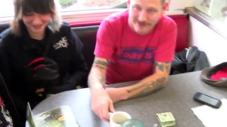 Meeting mister Corey Taylor from Slipknot at Denny's