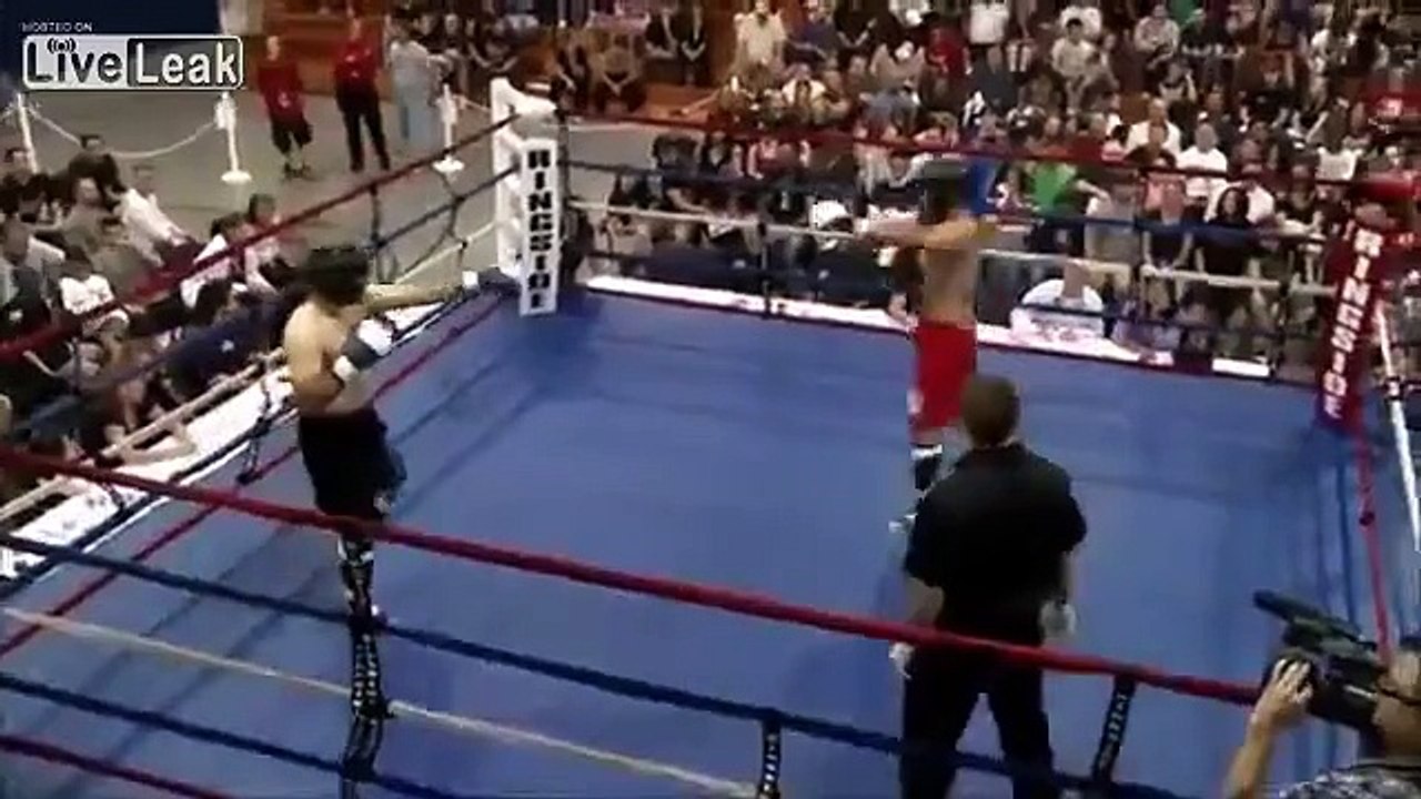 Fighters Knee Each Other In The Nuts At The Same Time