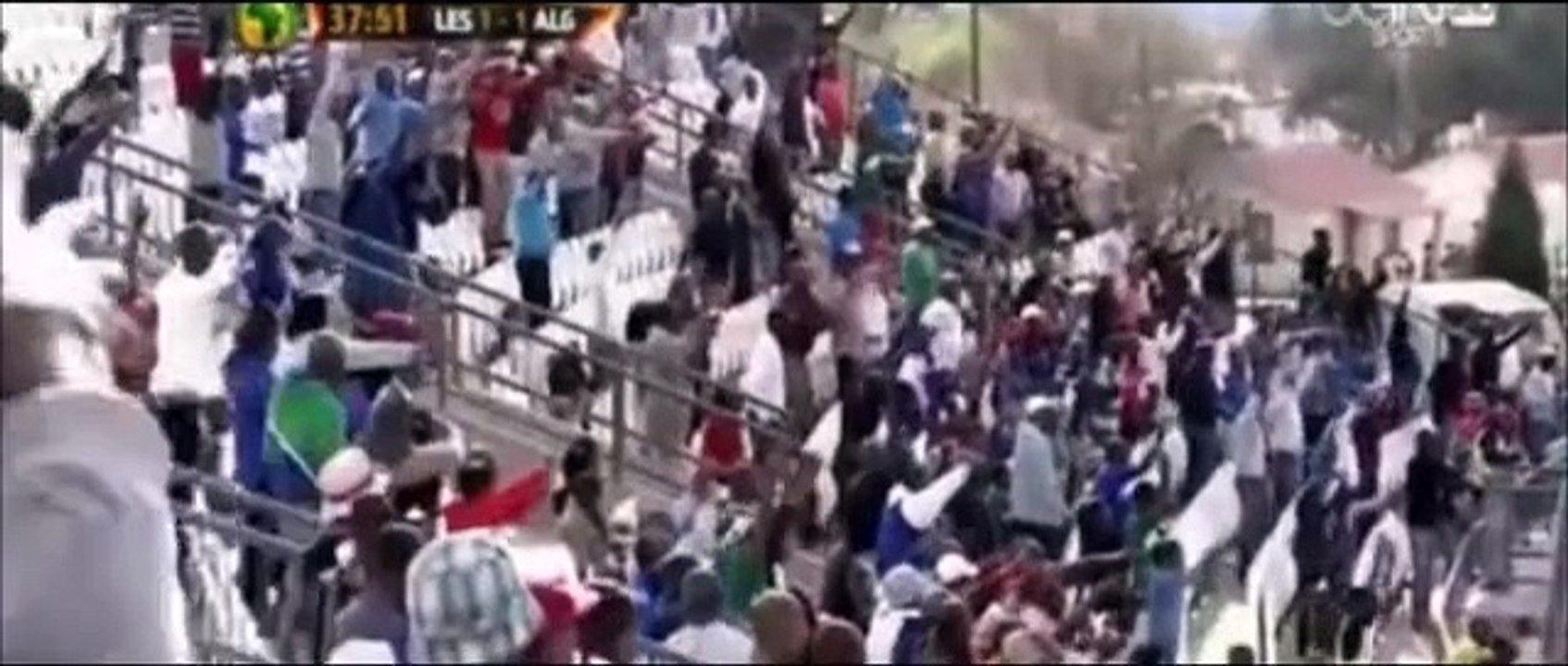 أهداف مباراة الجزائر و ليسوتو