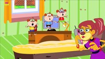 Five Little Monkeys Jumping on the Bed Nursery Rhyme Cartoon Animation Rhymes Songs for Ch