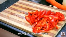how to stir fried noodles with vegetables - easy recipe from IDcooking.com