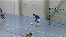 Retourné acrobatique de Timou (As Schaerbeek vs Futsal Molenbeek)