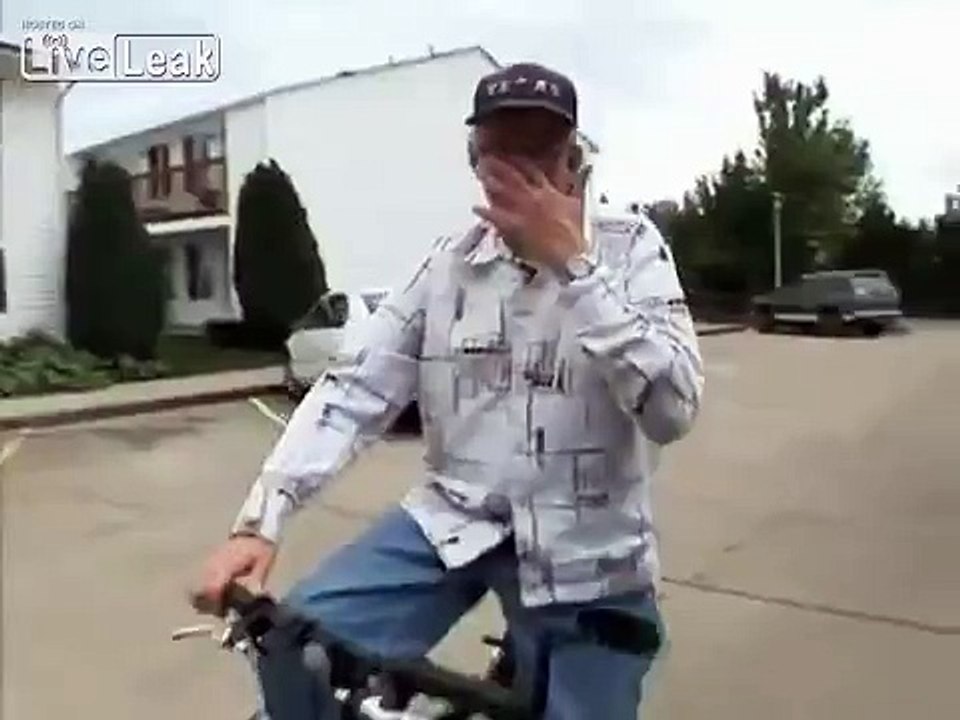 Gary the Retard riding his bike...YIPEEEE!!!!