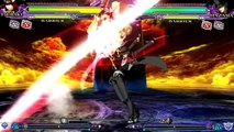 BlazBlue Continuum Shift Extend (Gameplay 02) Tsubaki Yayoi VS Hazama