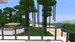 Minecraft- organic (round) modern lake/beach house tour tutorial how to build futuristic