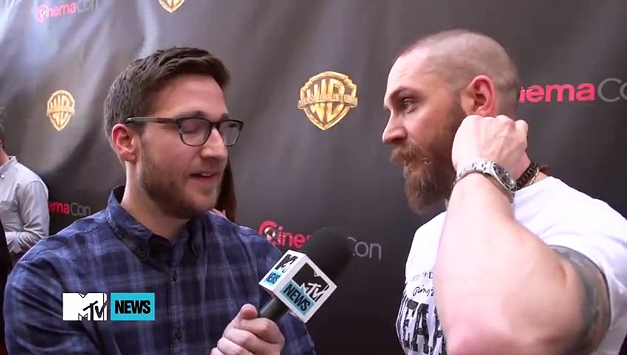 Tom Hardy Talks 'Mad Max Fury Road' at CinemaCon 2015  MTV News