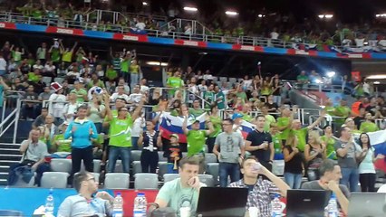 Κόσμος της Σλοβενίας στο Αρένα Ζάγκρεμπ