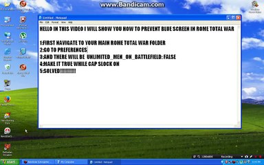 Rome Total War Blue Screen Of Death (FIXED)