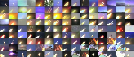 Every NASA Space Shuttle Launch At The Same Time!